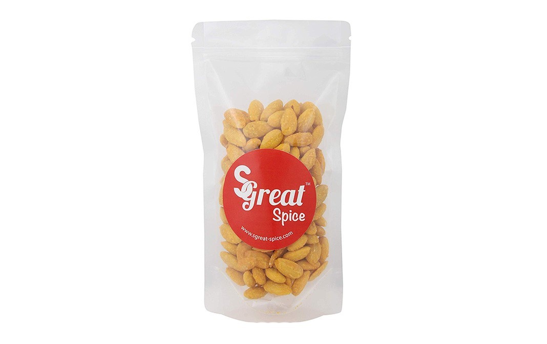 SGreat Spice Kesar Badam (Saffron Coated Crunchy Almond)   Pack  1 kilogram